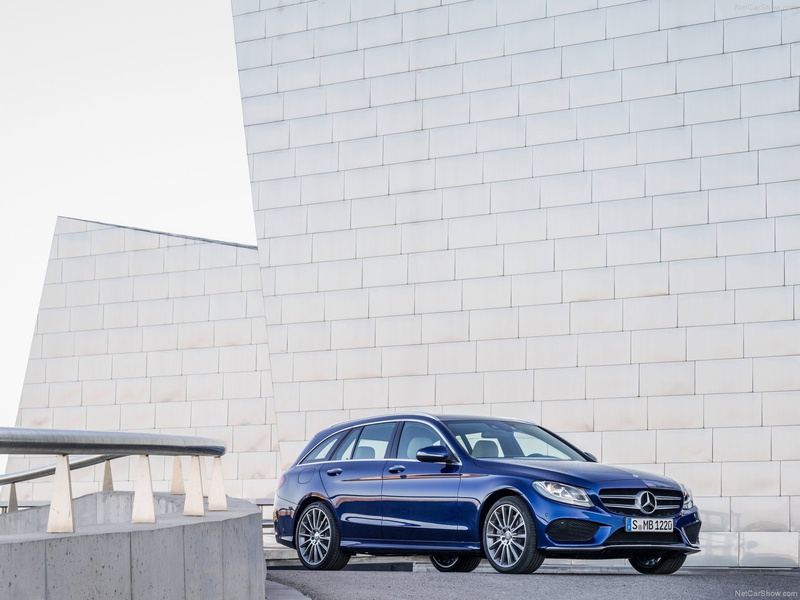 bleue, blue, marron, estate, brown, break, germany, 720P, mercedes, c classe, 1204
