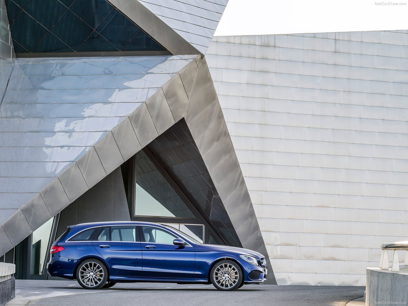 720P, estate, blue, germany, 1204, c classe, break, marron, bleue, mercedes, brown