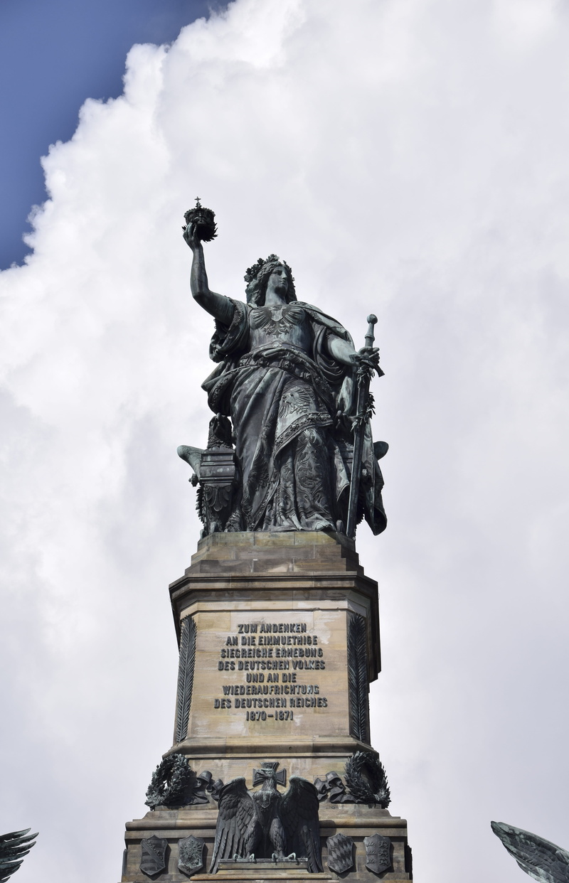 architecture, no people, the past, travel destinations, day, memorial, human representation, male likeness, niederwald, statue, representation, 5K, city