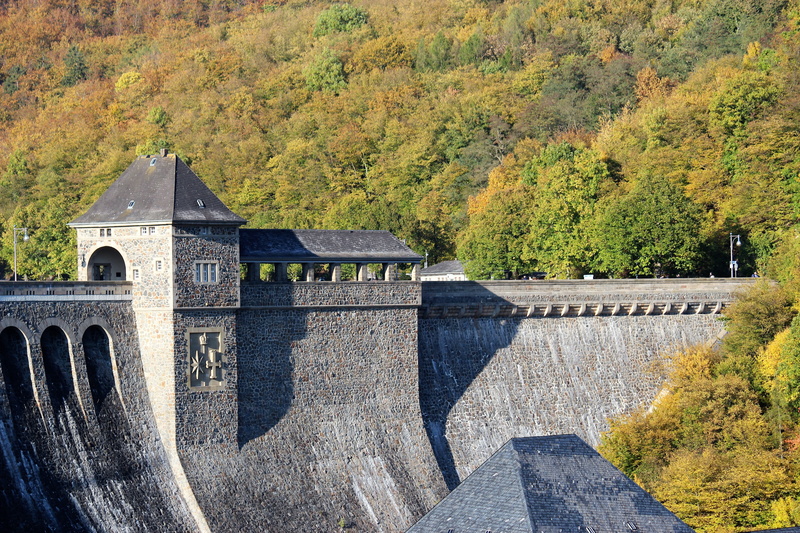 architecture, high angle view, outdoors, schloss waldeck, plant, bridge, sunlight, tranquil scene, building exterior, growth, non-urban scene, scenics - nature