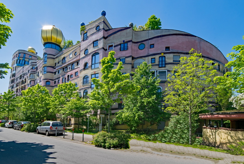 building exterior, plant, darmstadt, architecture, built structure, germany, transportation, no people, road, 5K, outdoors, motor vehicle, tree, forest spiral