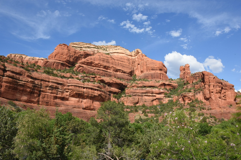 scenics - nature, eroded, day, dry creek road, rocks, semi-arid, rock, plant, sky, non-urban scene, cloud - sky, climate, red rock, remote, formation, sandstone