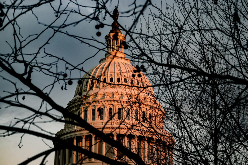 wahongton dc, place of worship, sky, tower, religion, government, city, tree, sunset, congress, capital building, outdoors, branch, 5K, architecture, spire