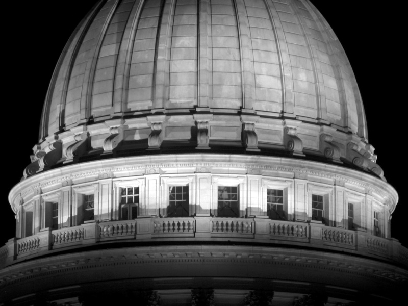 b and w, dome, united states, nature, outdoors, black and white, no people, night, architecture, done, wisconsin, tourism, building exterior, building