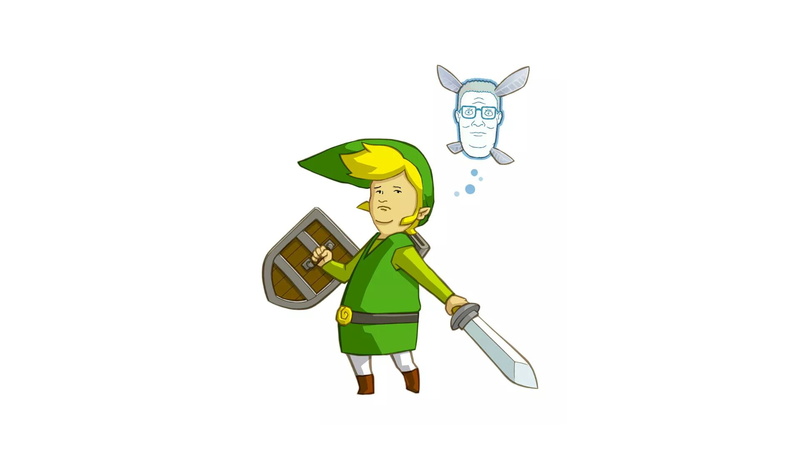 crossover, The Legend of Zelda, King of the Hill, 1080P, humor