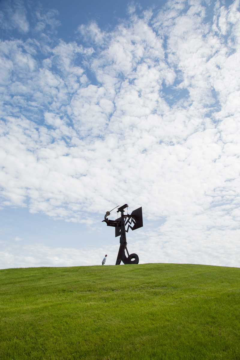 tranquil scene, new windsor, hill, artcenter, sculpture, environment, grass, green, landscape, activity, plant, field, sky, land, stormking, model, storm king art center