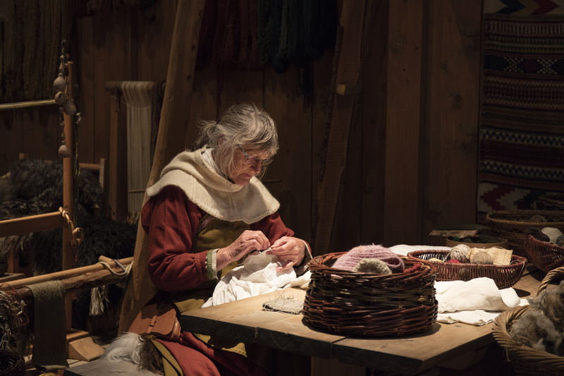 stitching, women, men, market stall, adult, market, small business, preparation, indoors, senior Adult, medieval, table, freshness, working, photo, sewing