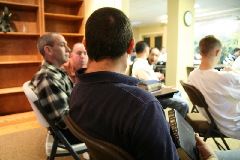seat, males, people, rear view, group, support, communication, indoors, men, education, study, adult, chair, business, talking, 2K, rockford, wheelchair