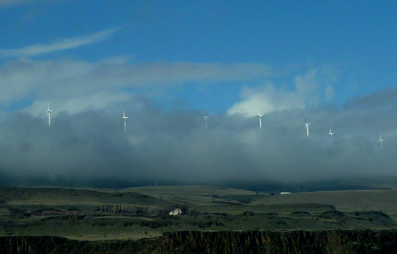 beauty in nature, 2K, sky, Clouds, land, Hill, nature, landscape, sustainable resources, turbine, tranquil scene, field, ominous, environment, Low, environmental conservation