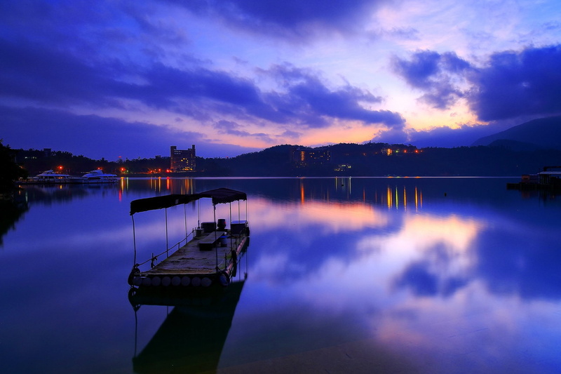 nature, nantou, lake, 1080P, sunrise, taiwan