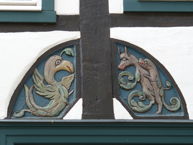 human representation, historically, wall - building feature, building exterior, window, rheda-wiedenbrück, carving, old town, architecture, north rhine westphalia