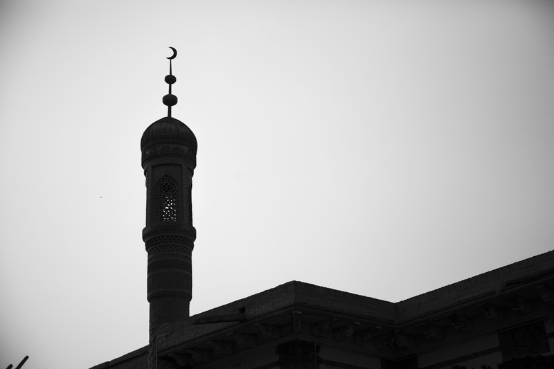 spire, building exterior, tourism, travel destinations, mosque, tower, sky, outdoors, nature, silhouette, clear sky, 5K, xinjiang, architecture, china