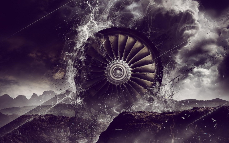 art, 1080P, blades, abstraction, turbine, digital