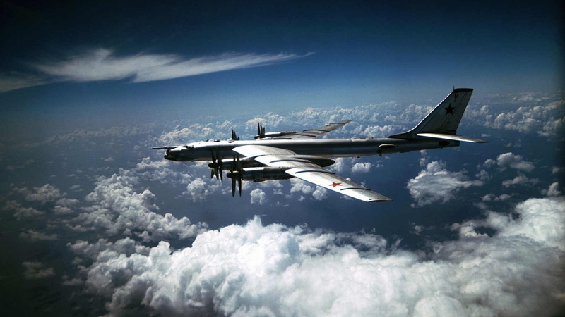 Air Force, 1080P, Airplane, Bombers, Tupolev Tu-95, Aircraft, Military