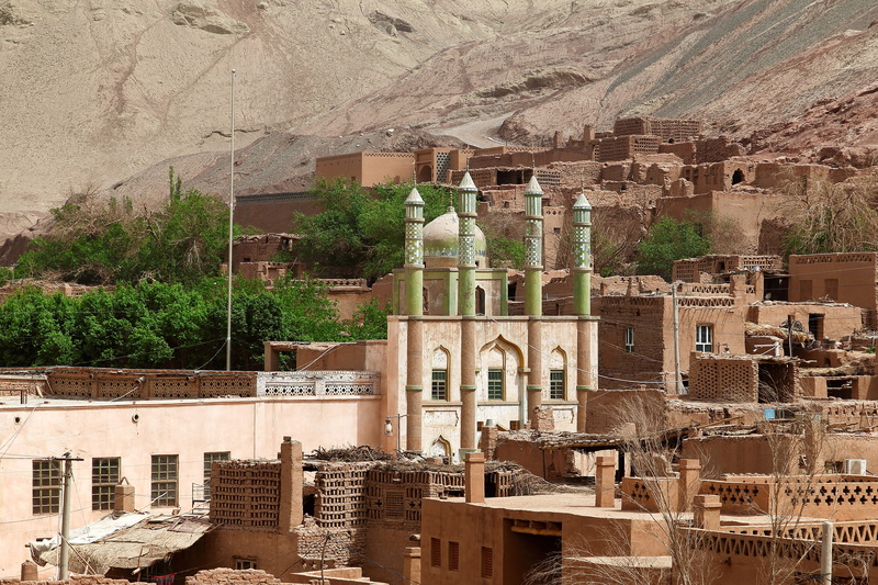 tourism, old, architecture, nature, building, in xinjiang, religion, tree, ancient, archaeology, ancient civilization, 4K, day, built structure, building exterior