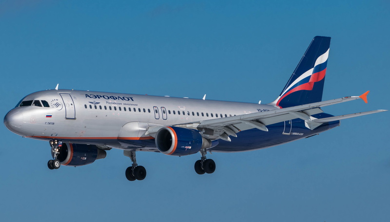 Airbus, Aeroflot, A320, 4K