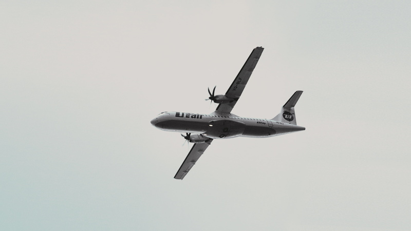 Utair Aviation, machinery, no people, single object, military, air, transportation, day, rain, copy space, aerospace industry, on the move, military airplane