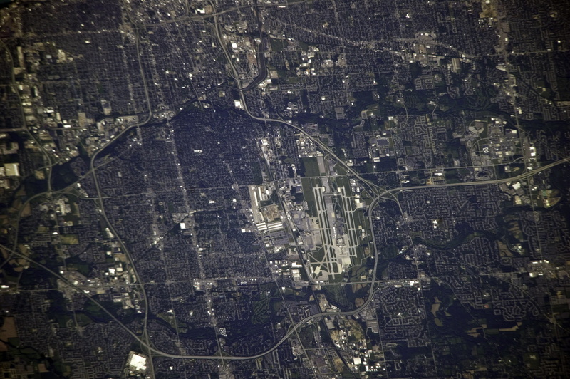 international, urban, Space Station, sunlight, old, full frame, day, no people, port columbus, building exterior, space, aerial View, port, skyscraper