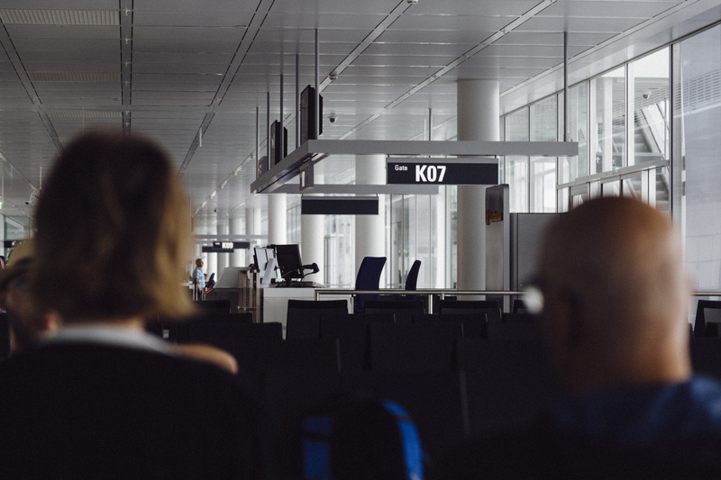 seats, structure, journey, airport check-in counter, group, area, adult, woman, man, transportation, airport, airport terminal, airport departure area