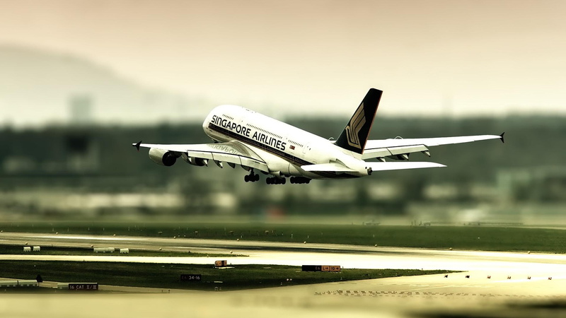 airlines, plains, aircraft planes, singapore, boeing, aircraft, 1080P, clouds