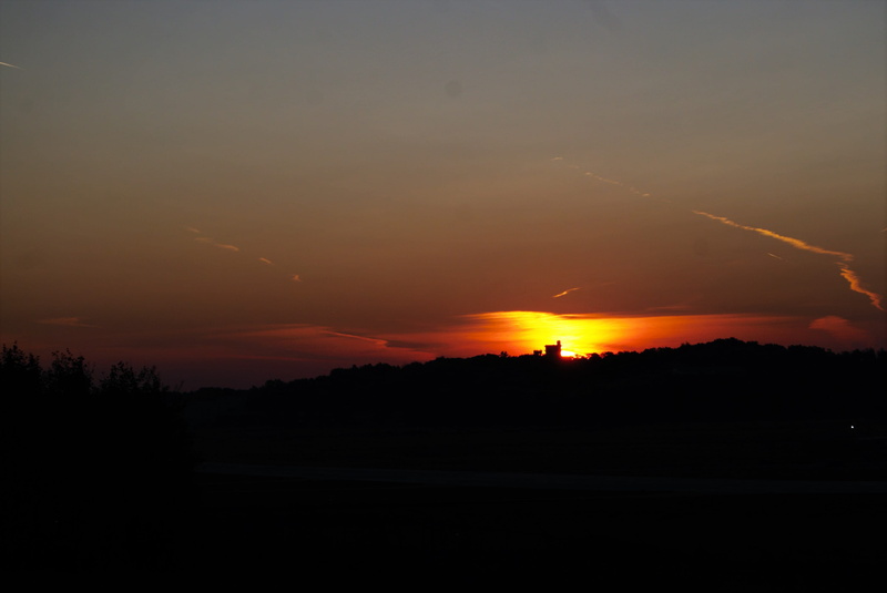 control, united states, idyllic, silhouette, akron, airport, nature, air traffic control, sunset, aviation, 2K, fulton, light, clouds, tranquil scene