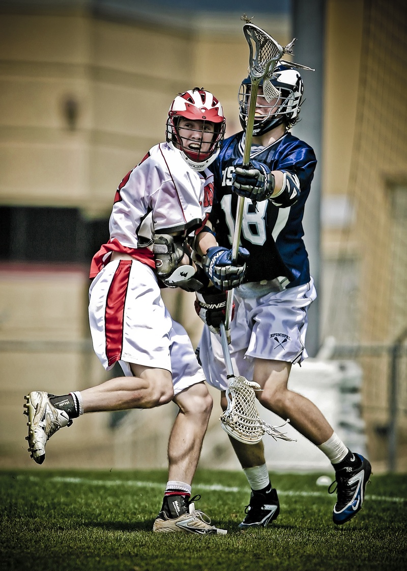 sports clothing, american Football - Sport, gloves, texas, full length, lifestyles, competitive Sport, lax, blue, helmet, sports Team, stick, child, two people