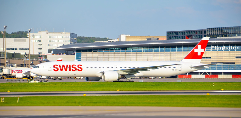 airport runway, aircraft, airline, swiss, transport system, commercial airplane, architecture, 4K, jet, boeing, government, built structure, copy space