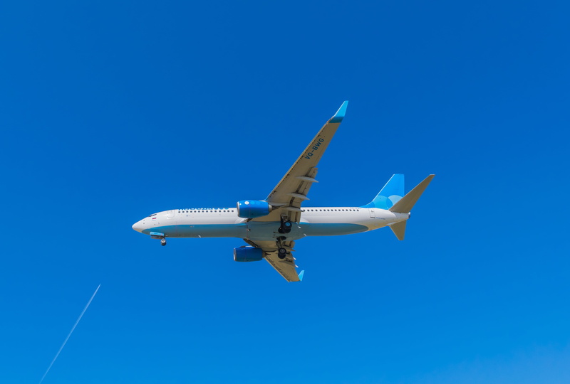 boeing 737-800, airport, clear sky, no people, aviation, outdoors, turbine, airline travel, copy space, travel, single object, aerospace industry, machine