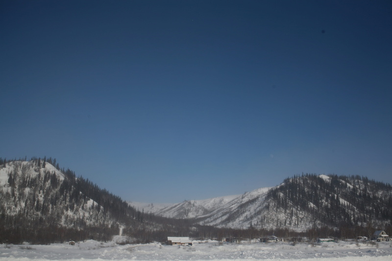 clear sky, copy space, tranquil scene, sky, landscape, snowcapped mountain, canada, 4K, scenics - nature, blue, non-urban scene, lake, cabin, winter, north