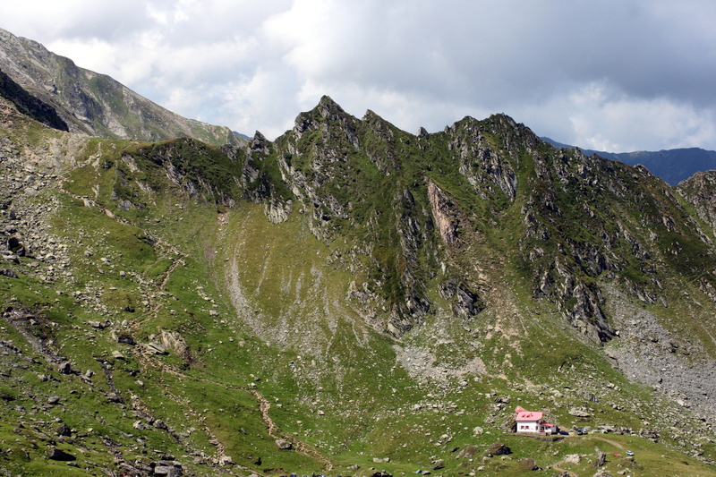 rock, plant, land, environment, solid, tranquility, balea, cloud - sky, outdoors, beauty in nature, cottage, scenics - nature, fagaras, landscape, nature
