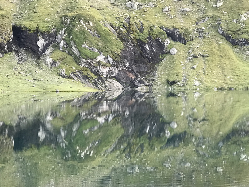 spectacular, transylvania, 4K, flowing, tranquil scene, tranquility, no people, nature, waterfront, scenics - nature, carpathian, solid, rock, balea, reflection
