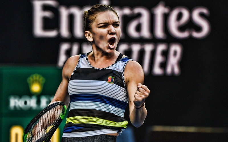 4K, Tennis, Romanian, Simona Halep