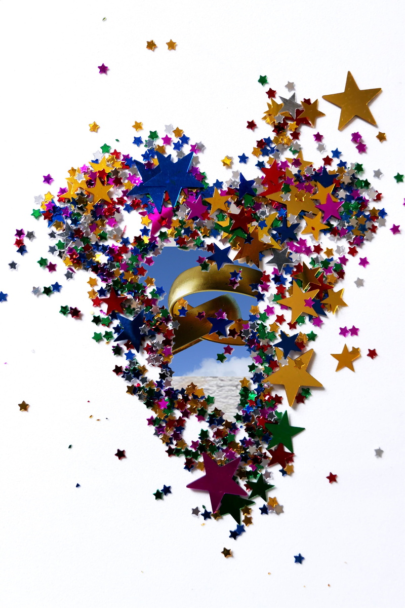 art and craft, indoors, purple, deco, party - social event, no people, food and drink, creativity, confetti, star, flower, studio shot, white background