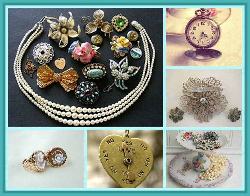 collage, lot, jewellery, vintage, 3d and abstract, decor, variety, abstract, 1080P, s