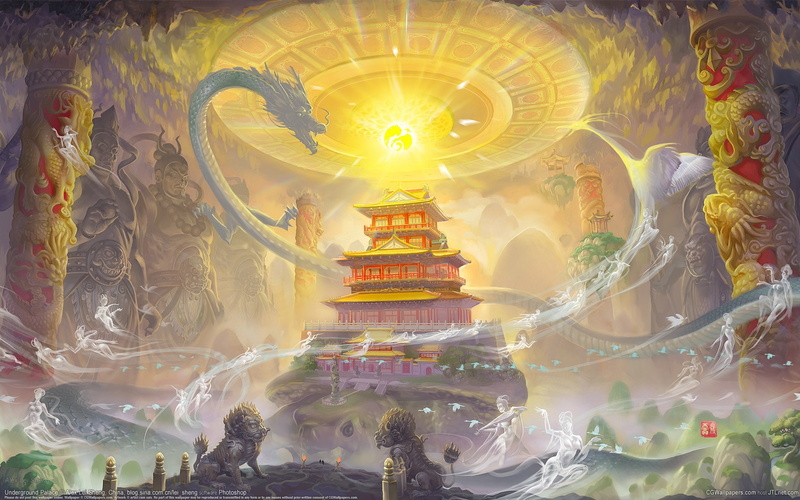 abstract, fantasy, butan, Dragon, Guardian, beauty, art, china, 1080P, Guardian Dragon, hd