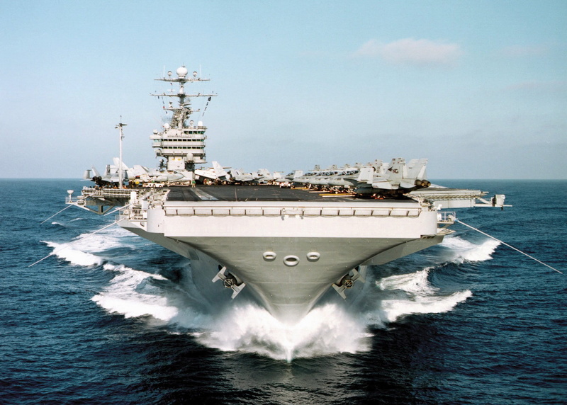 on the move, sea, carrier, daytime, Battle, day, aircraft, horizon, horizon over water, navy, usa, water, no people, Ships, ship, mode of transportation