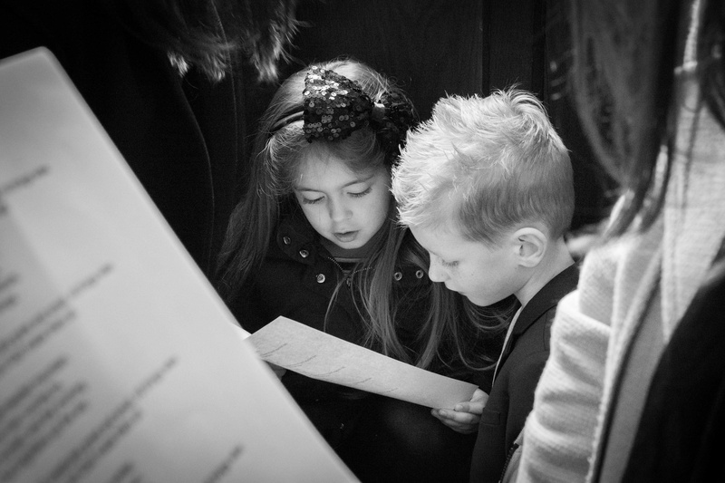 offspring, black and white, females, boy, toddlers, looking, singing, sister, voice, sheet, lesson, performance, girl, innocence, hymn, two people, childhood