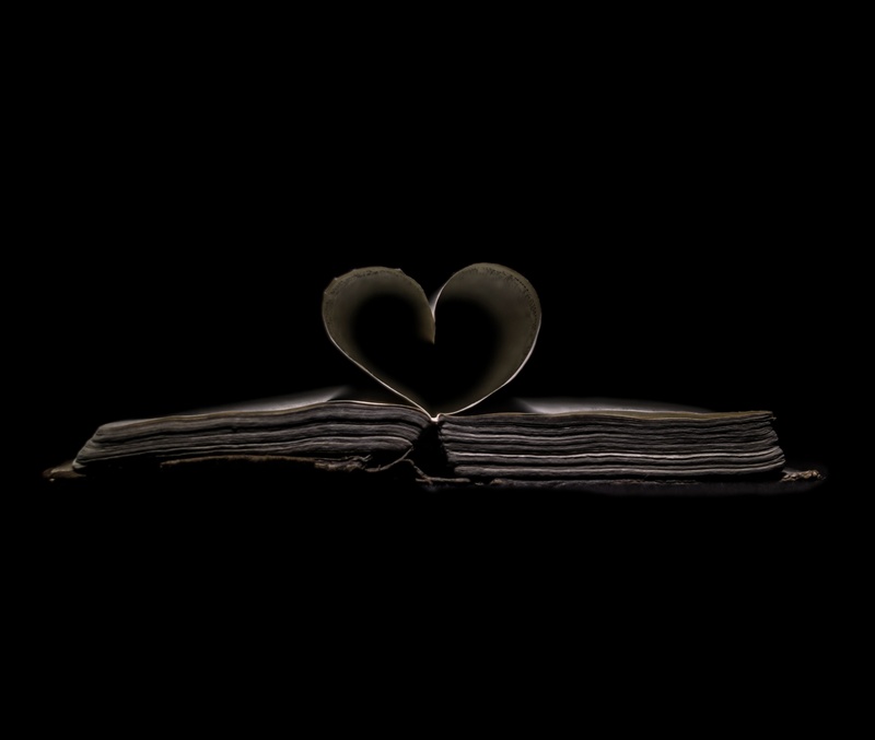 three objects, indoors, backgrounds, no people, opened, black background, valentines Day - Holiday, studio shot, two objects, positive emotion, still life