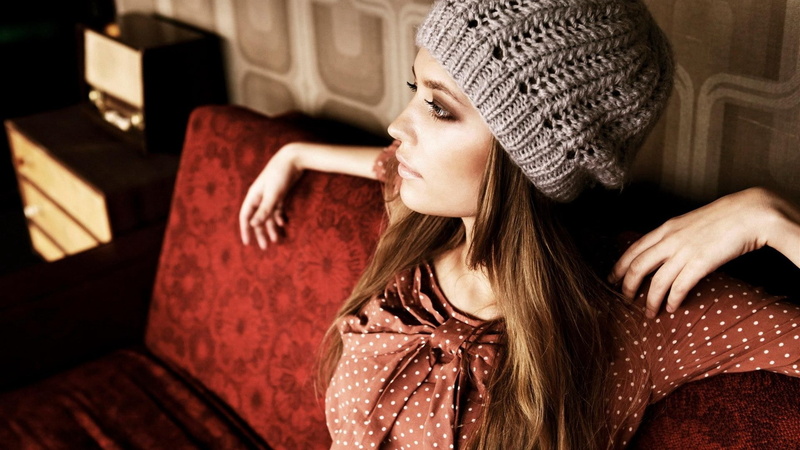 fashion, one person, contemplation, females, elegance, beautiful people, portrait, hair, hat, beautiful woman, young adult, clothing, retro styled, beauty girl image 1920x1080