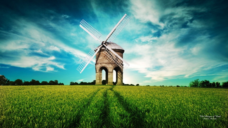 agriculture, wind turbine, 1080P, beautiful scenes of nature hd pictures 1920x1080, field, renewable energy, landscape, plant, land, sky, architecture