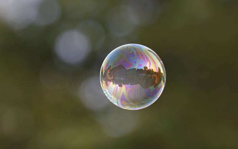blue bubble, bubble, apple bubble, photography, 2880x1800, 2K, bubble guppies