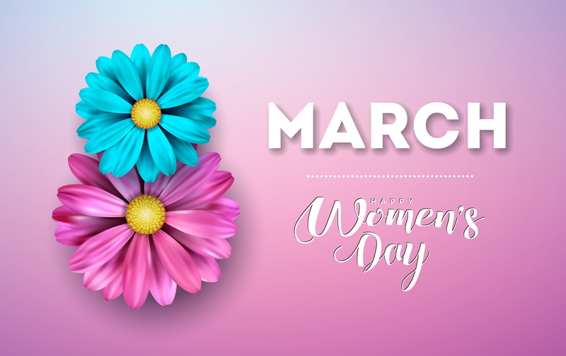 pink background, flowers, pink, 5K, happy, March 8, 8 march, womens day