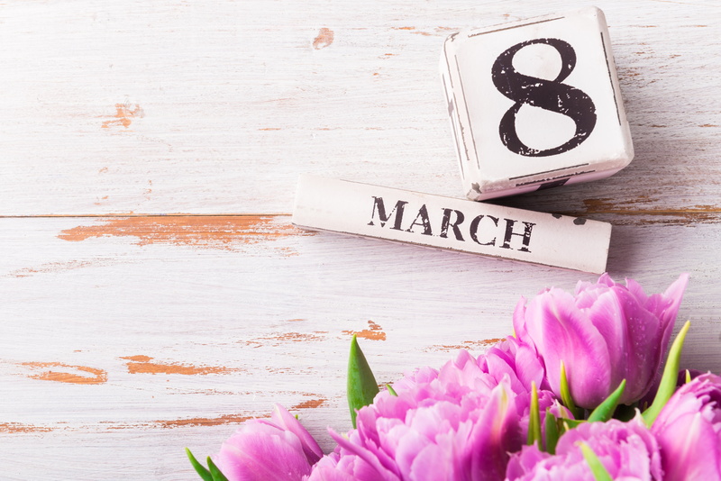 5K, 8 march, pink, tulips, flowers, March 8