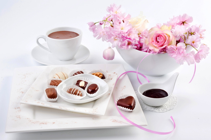 temptation, 4K, pastry, espresso, no people, flowering plant, Cup, tea - hot drink, fruit, baked, sugar, rose, coffee cup, hot drink, baked pastry item