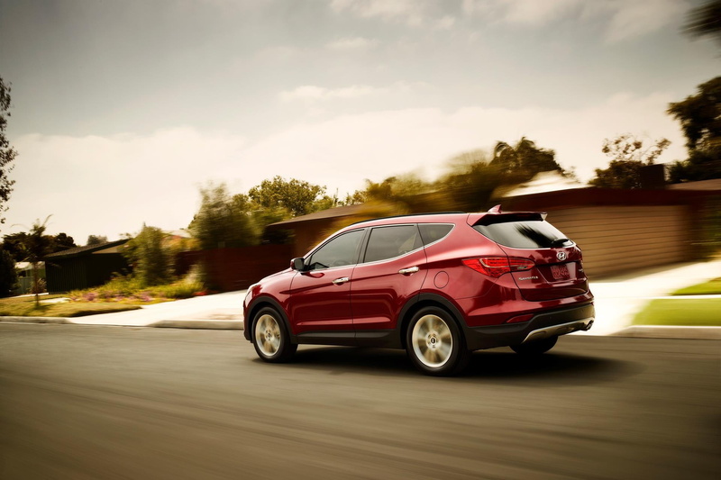 car, hyundai, suv, santa, 1080P, fe