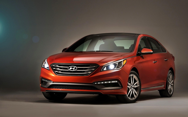 sonata, black, 2015, cars, 2K, orange, hyundai, car