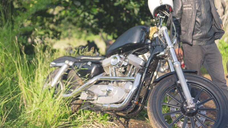 sony, outdoors, travel, kustom, one person, cafe racer, cycle, land vehicle, 5K, motor, biker, transportation, biker party, men, stationary, event, motorcycle