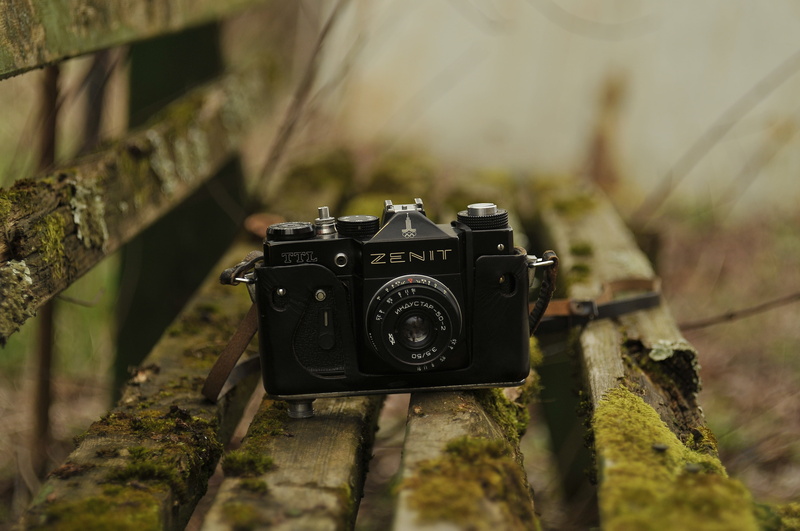 yellow, the camera, green, retro, 4K, Zenit