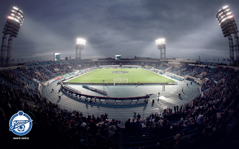night, fans, soccer, 1080P, zenit, green, grass, fc, stadium