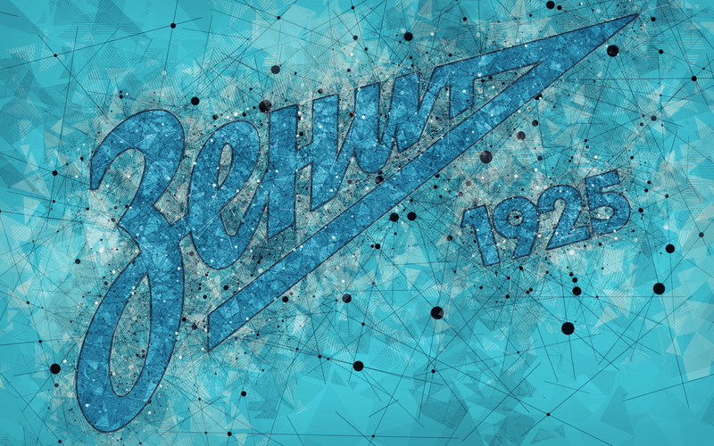 Emblem, Logo, FC Zenit Saint Petersburg, Soccer, 4K